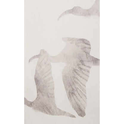 Birds Canvases Natural and White with Natural Frames (Set of 3)
