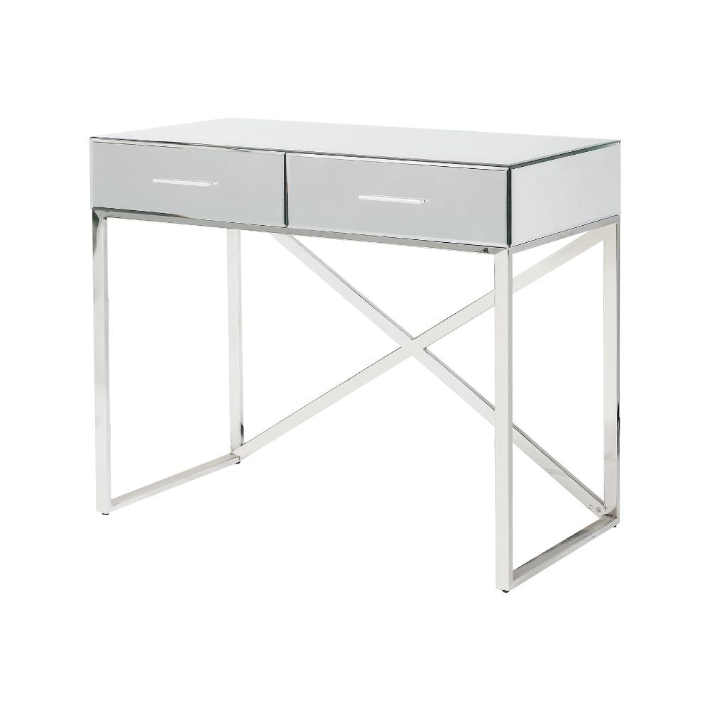 Rocco Mirrored Glass Console Table