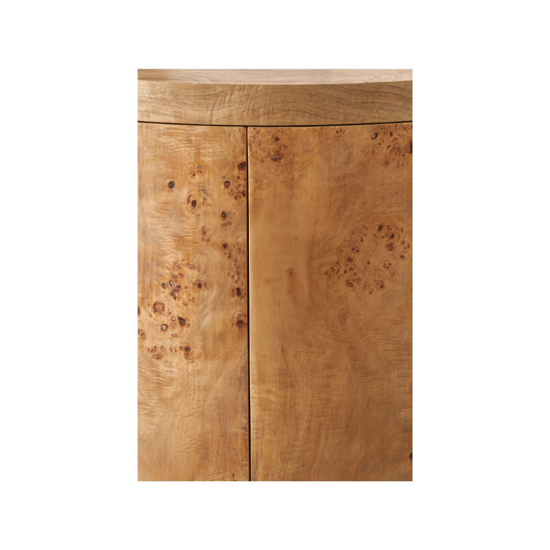 Newborough Burr Wood Effect 2 Door Sideboard