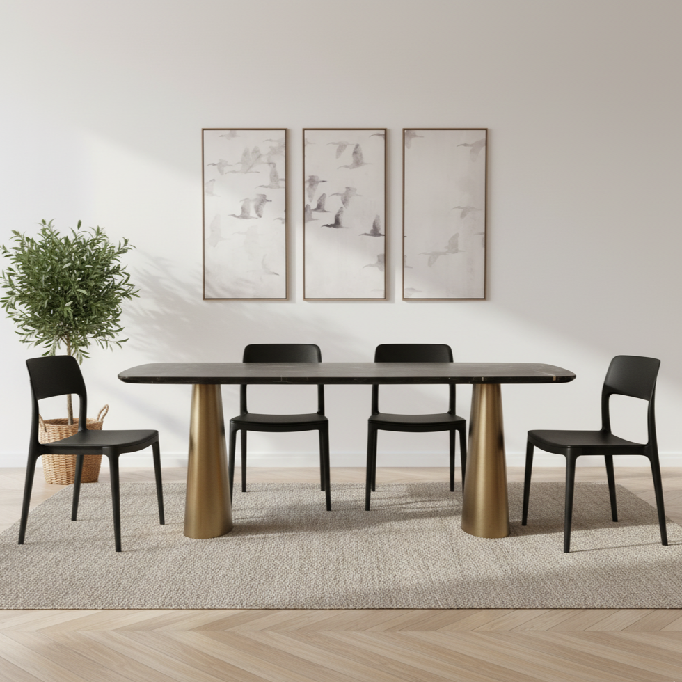 Caldera Marble 2m Dining Table