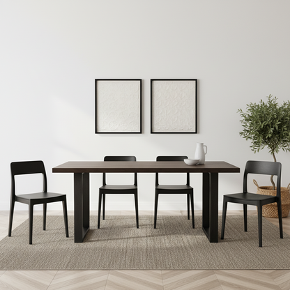 Brooklyn 1.8m Dark Oak Dining Table