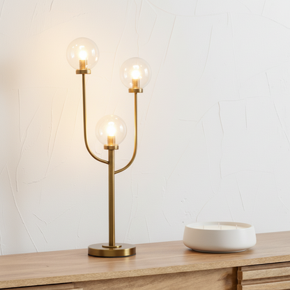 Wellesley Three Globe Table Lamp