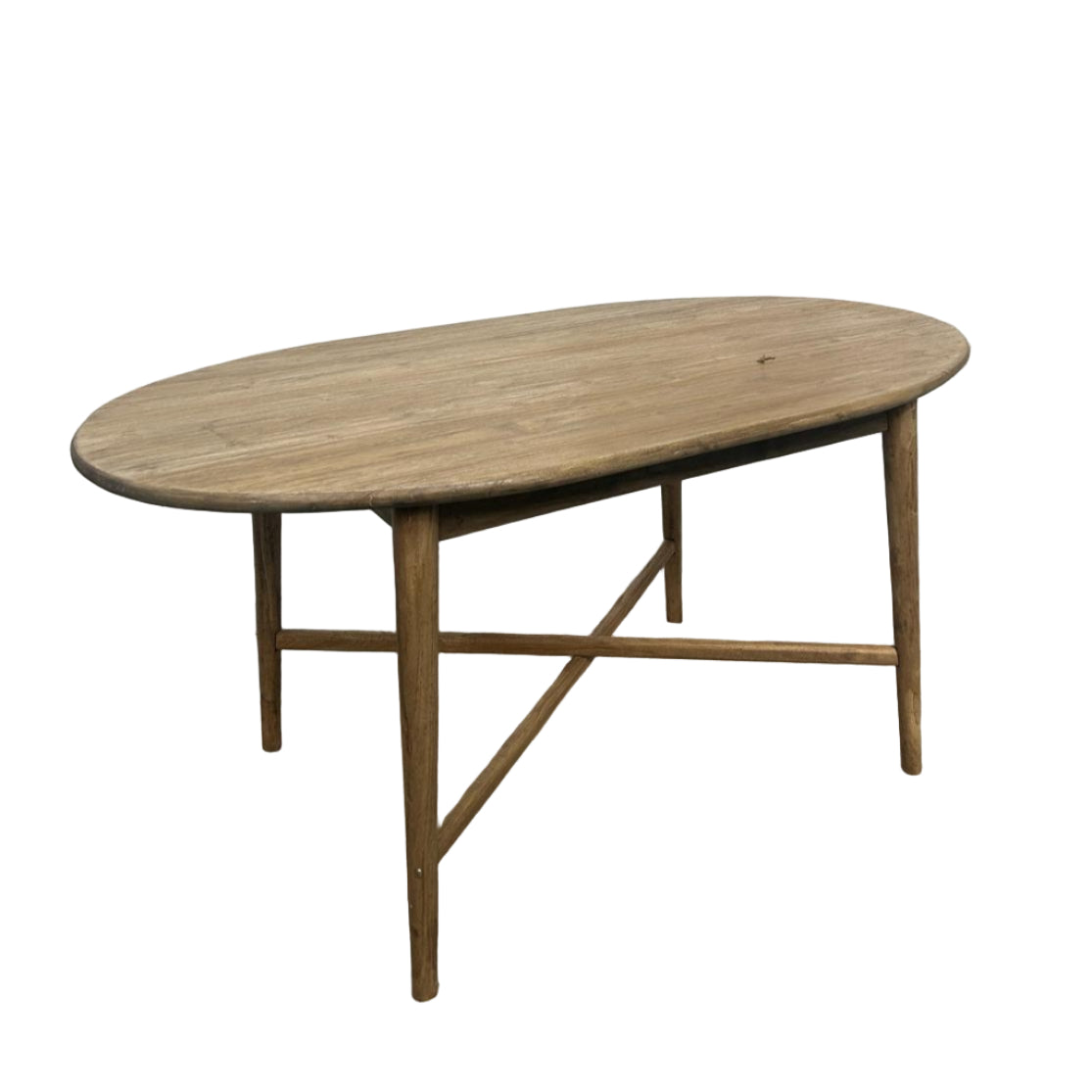 Teak Oval Dining Table