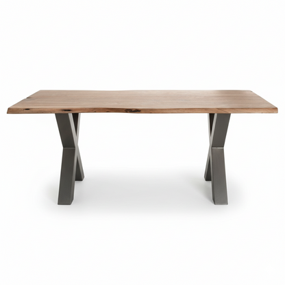 Live Edge Acacia Wood Dining Table