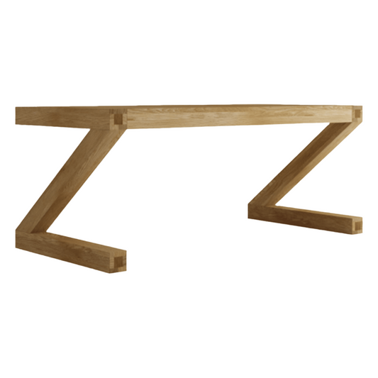 Z Solid Oak Large Dining Table