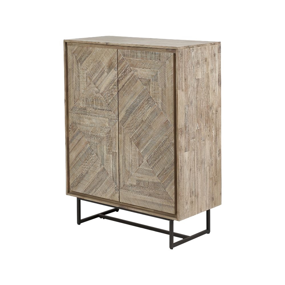 Marca Sand Wash Acacia Wood 2 Door Sideboard