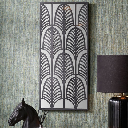 Metal Rectangular Mirrored Wall Art