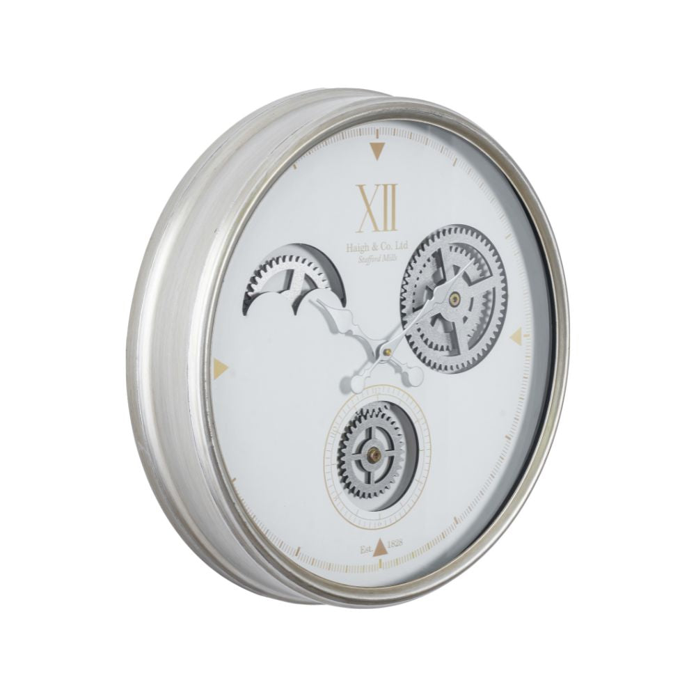 Metal Working Cog Wall Clock