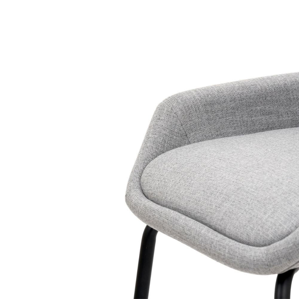 Alba Grey Linen Mix Dining Chair