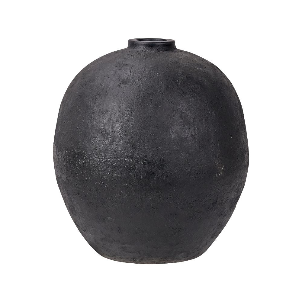 Fibrestone Black Decorative Vase