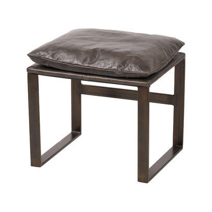 Nico Leather Chair and Footstool