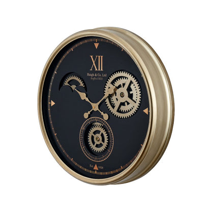 Metal Working Cog Wall Clock
