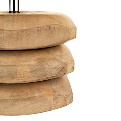 Amir Mango Wood Natural 3 Pebble Table Lamp