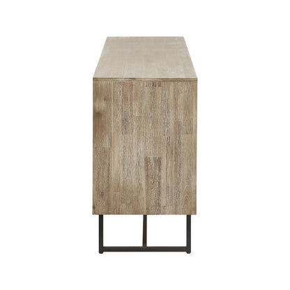 Marca Sand Wash Acacia Wood 3 Door Sideboard