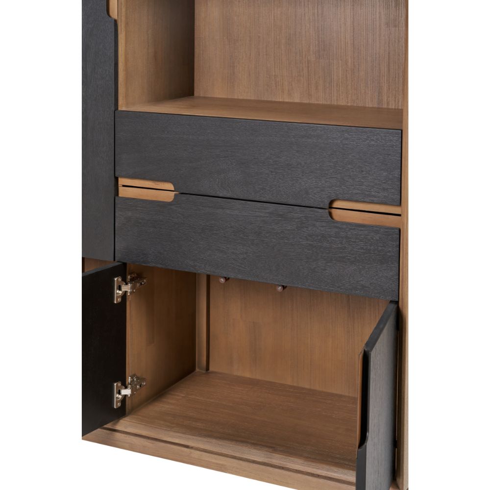Gio Acacia Wood Shelf Unit