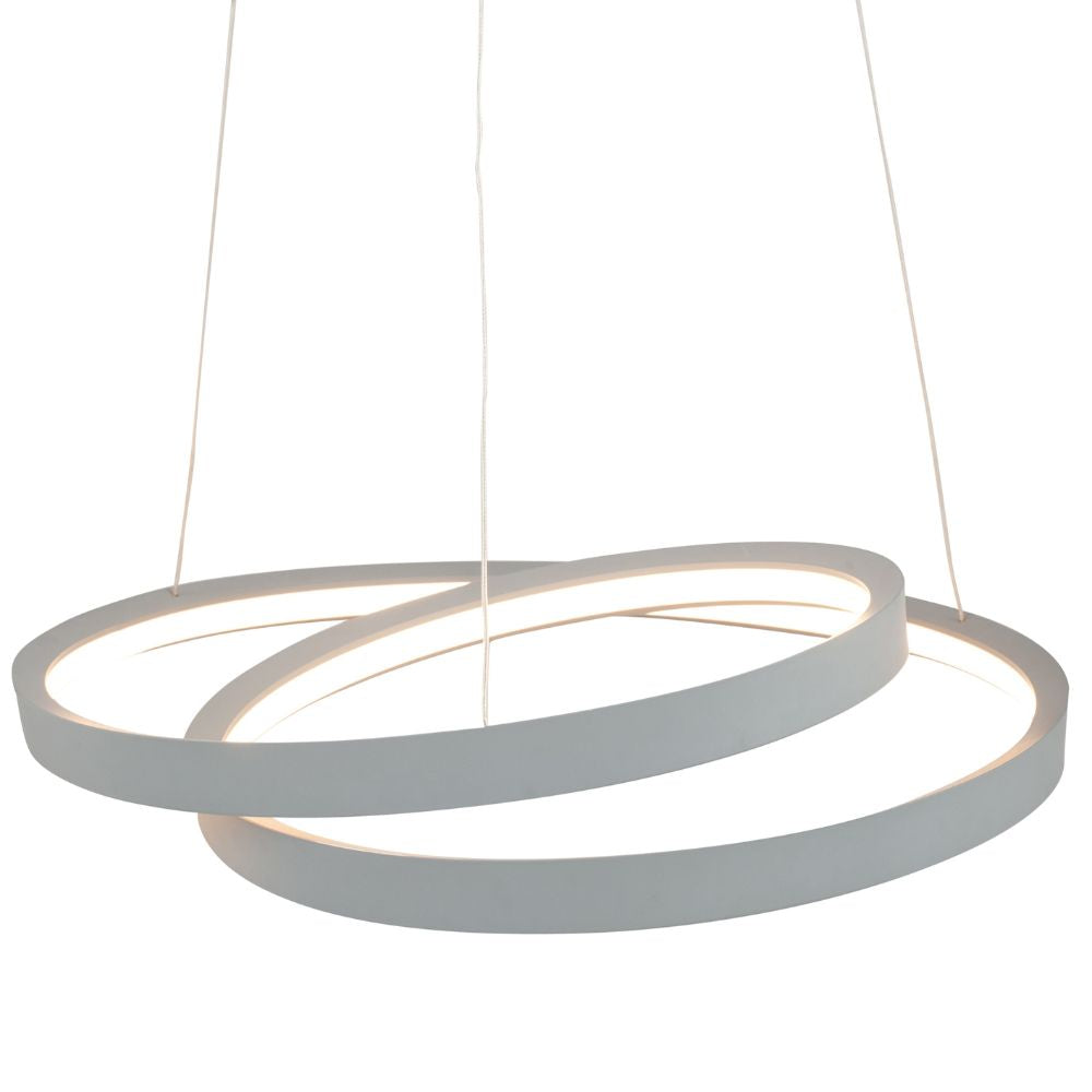 Neptune Grey LED Ring Pendant