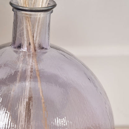 Recycled Glass Round Vase