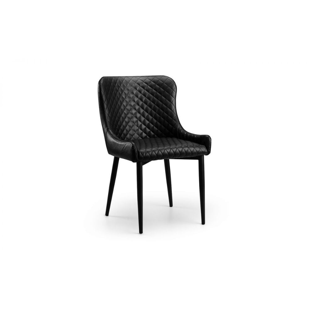 Luxe Faux Leather Dining Chair (Set of 2)