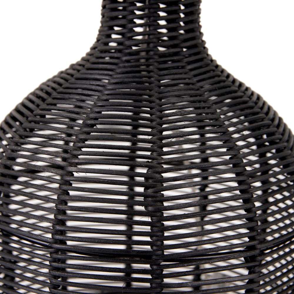 Caswell Natural Rattan Cloche Table Lamp
