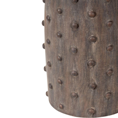Kali Textured Dot Stoneware Vase
