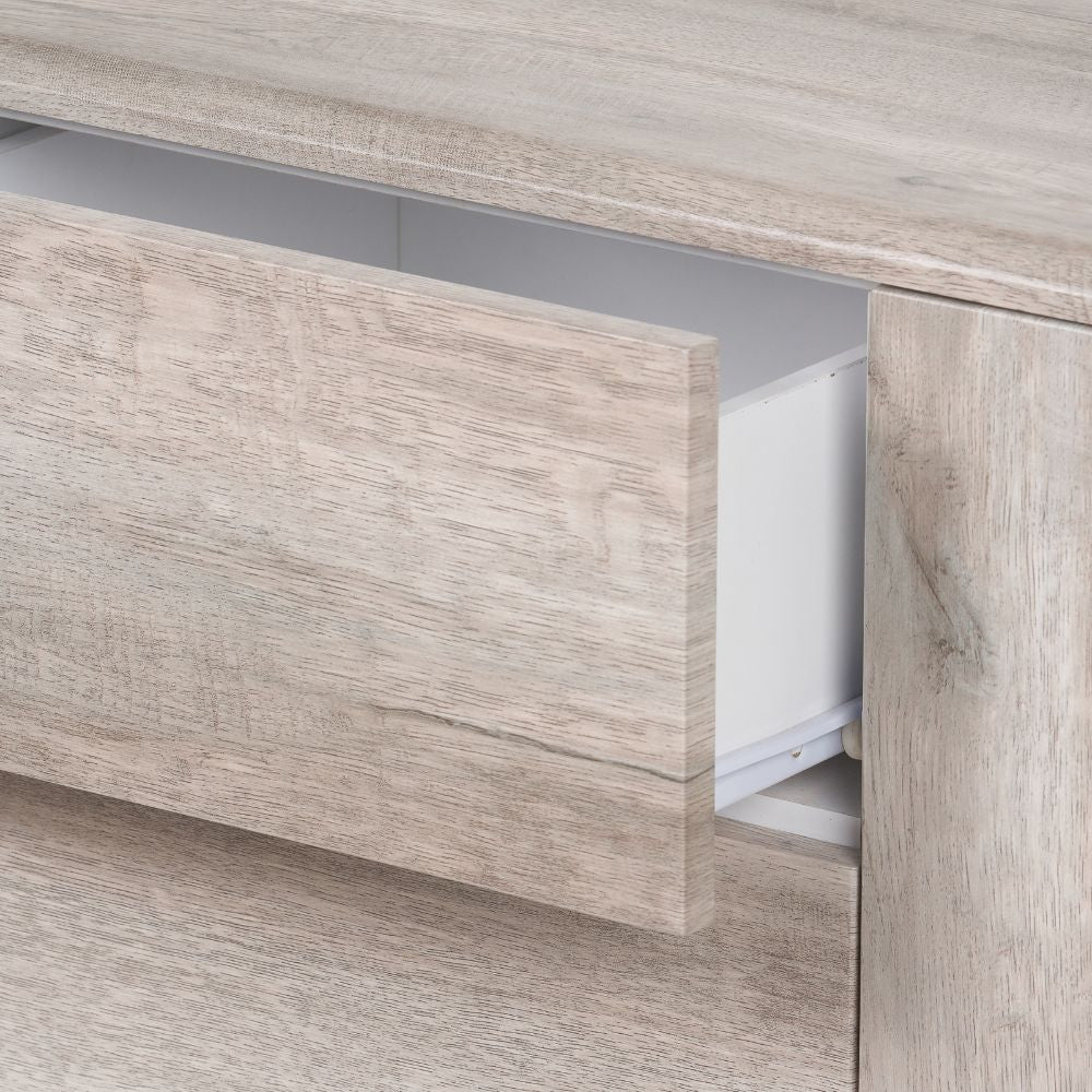 Ukiah Grey Oak Veneer Sideboard