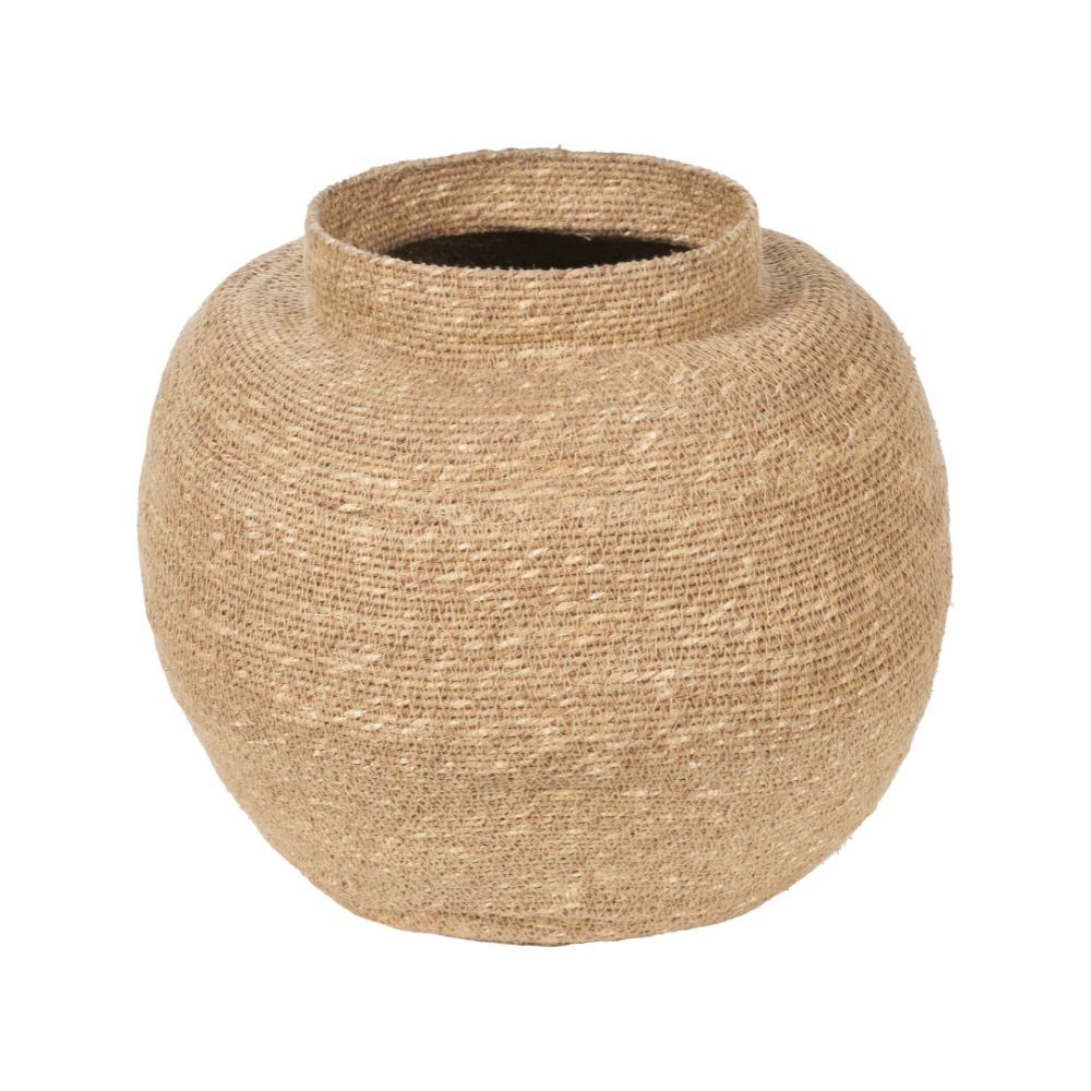 Seagrass Natural Urn Shaped Basket