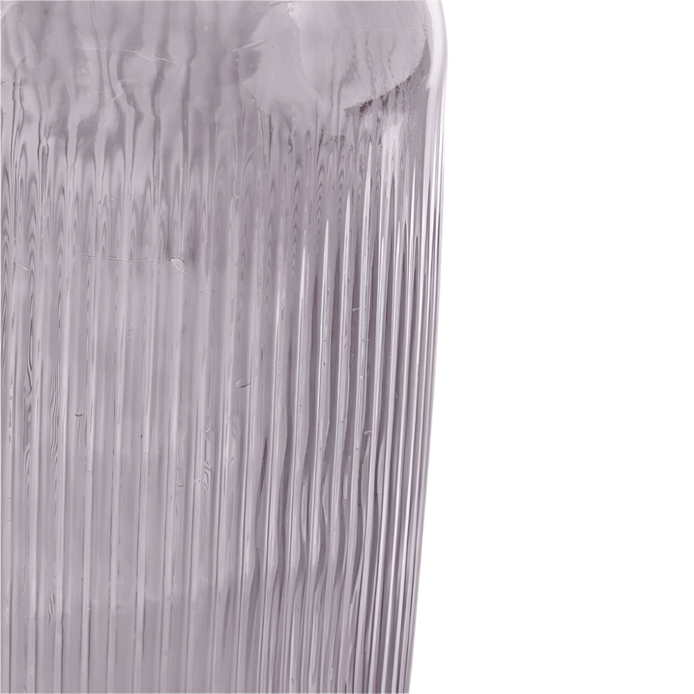 Recycled Glass Ribbed Vase Tall