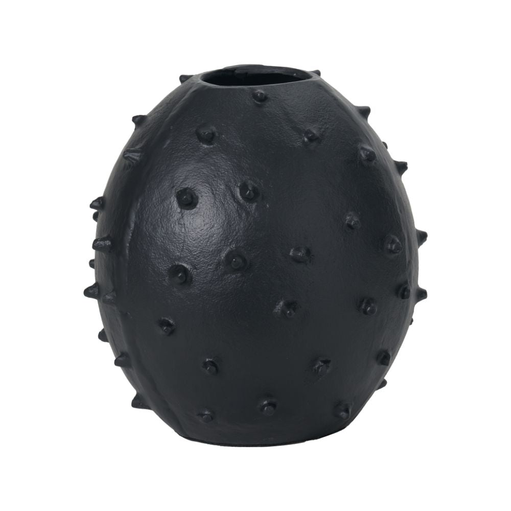 Metal Vase with Bobbles