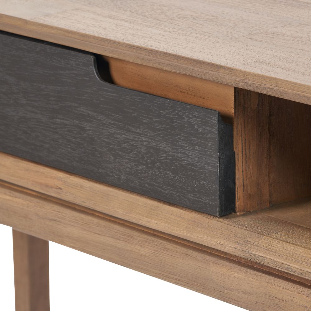 Gio Acacia Wood 1 Drawer Console Table