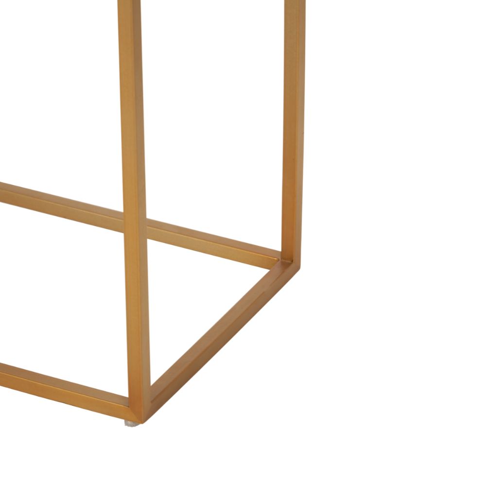 Madison Granite and Metal Console Table
