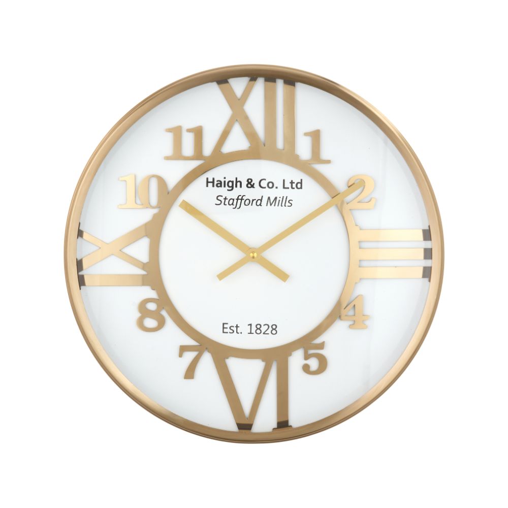 Metal Round Wall Clock