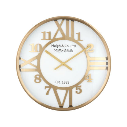 Metal Round Wall Clock