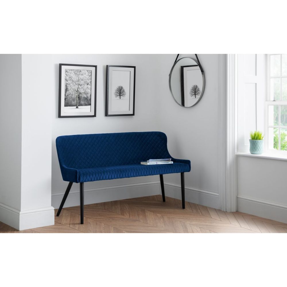 Luxe High Back Dining Bench