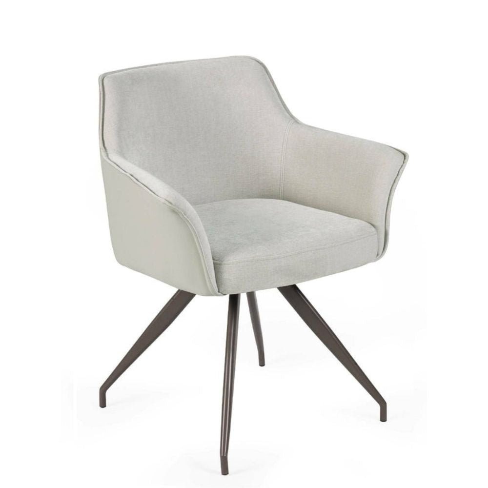 Noah Ivory Fabric Dining Chair
