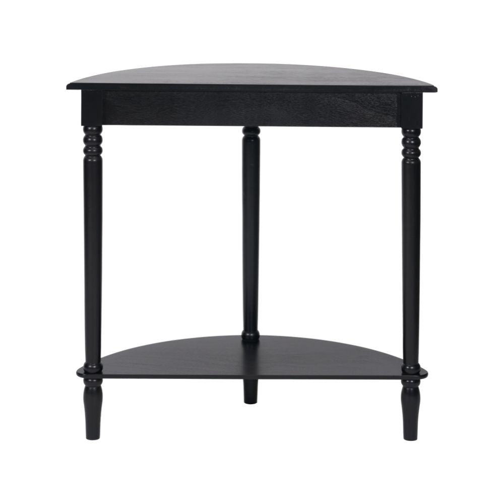 Heritage Pine Wood Half Moon Console Table