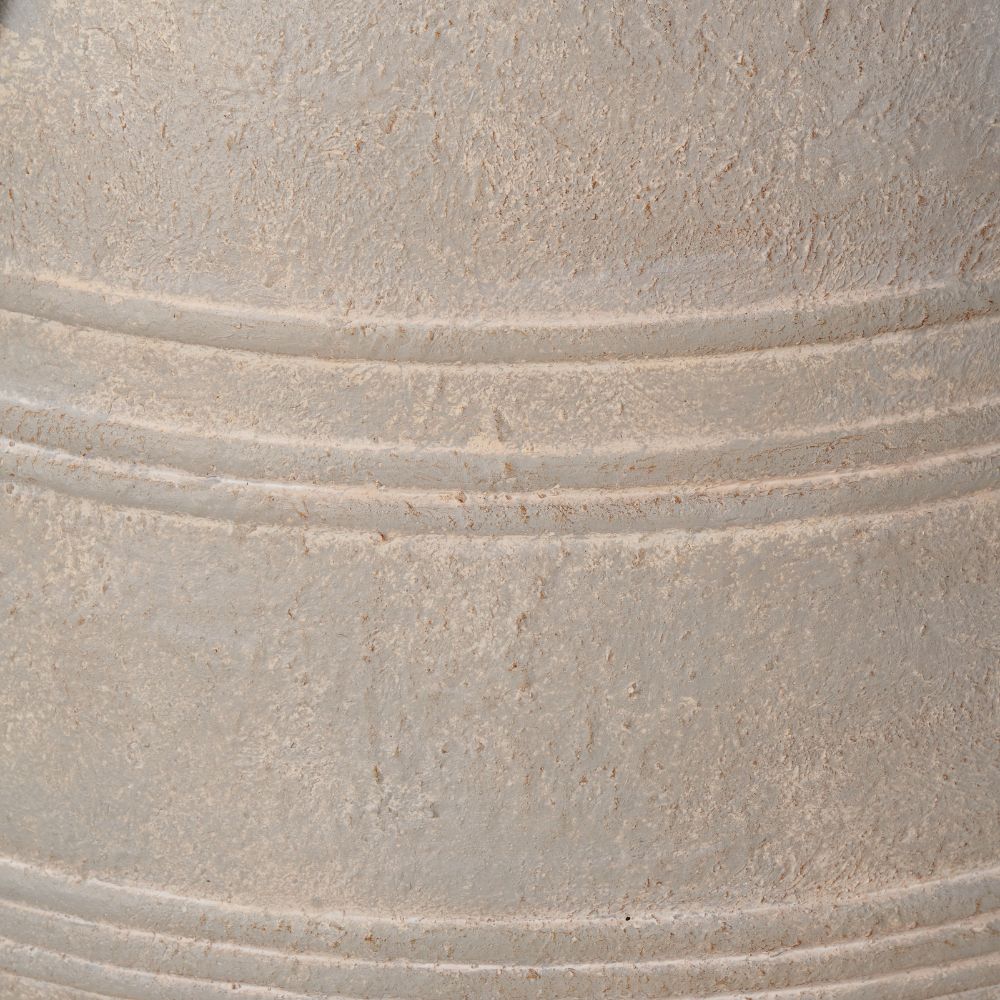 Fibrestone Grey Wash Decorative with Handles Large Vase