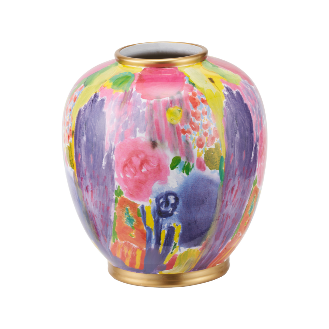 Matisse Multi Colour Ceramic Urn Vase