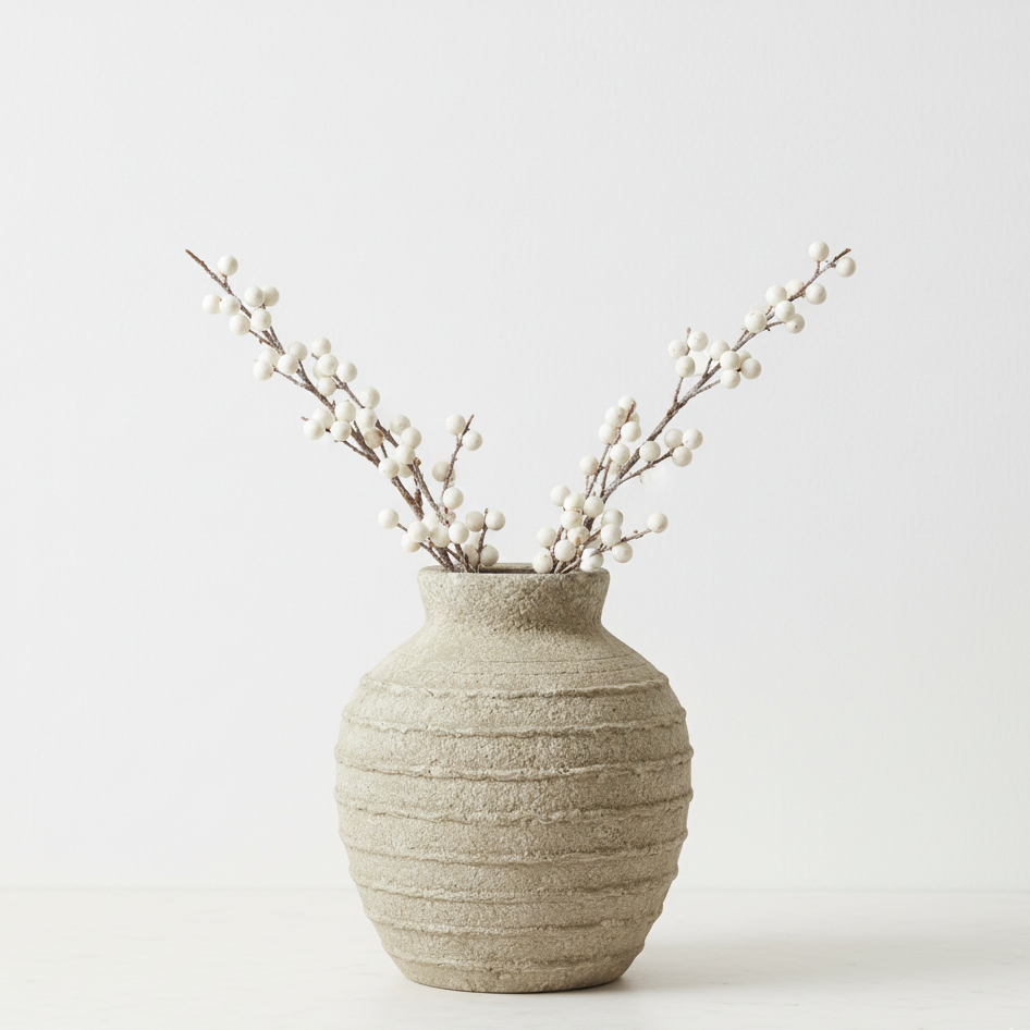 Tuscan Grey Medium Vase