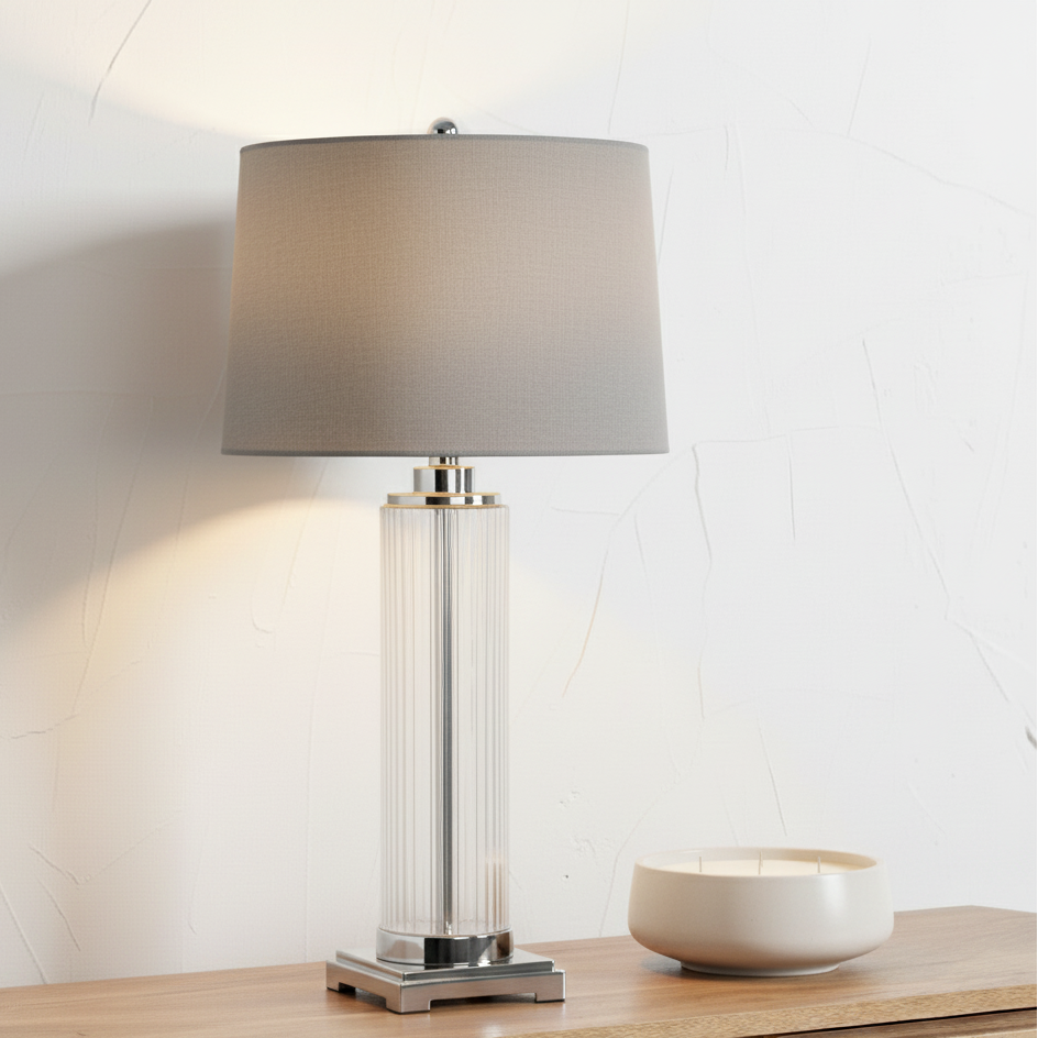 Roma Glass Table Lamp