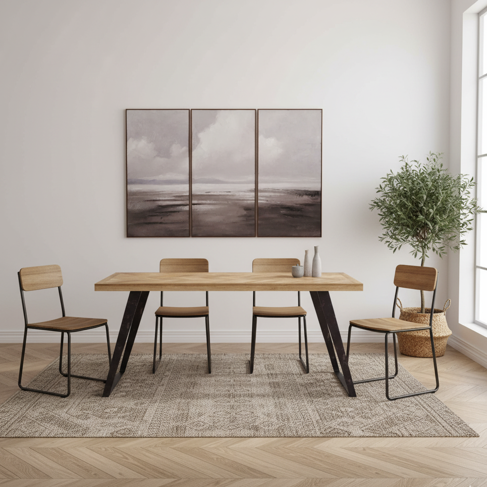 Amiya Mango Wood 1.75m Dining Table