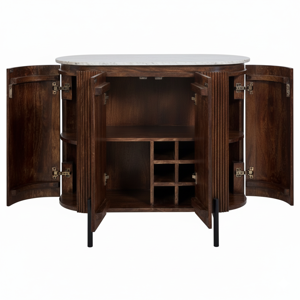 Kavira Mango Wood Drinks Sideboard