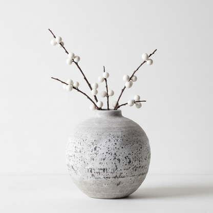 Tiber Stone Ceramic Large Vase