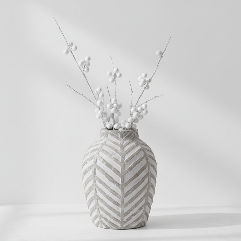 Bloomville Stone Vase