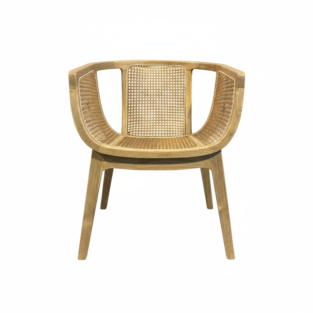 Rattan Tub Dining Chair