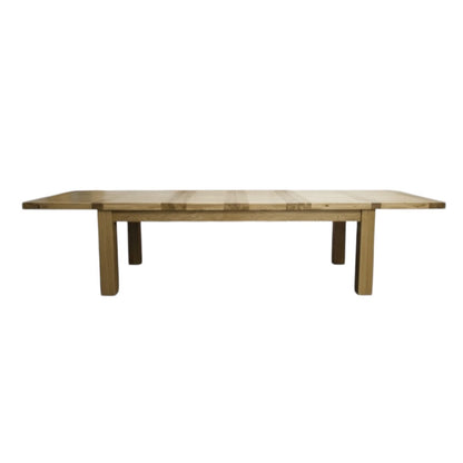 Deluxe Large 8-14 Seater Extendable Oak Dining Table