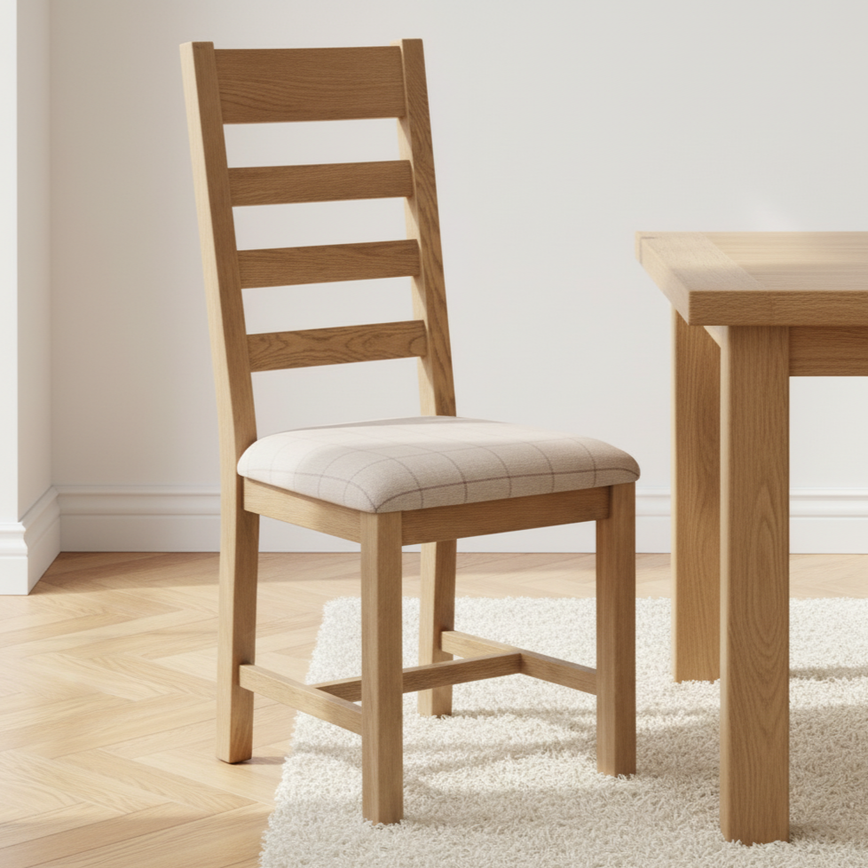 Eaton Country Oak Slatted Dining Chair