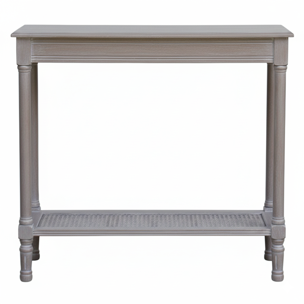 Serene Rattan Console Table