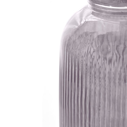 Recycled Glass Ribbed Vase Tall