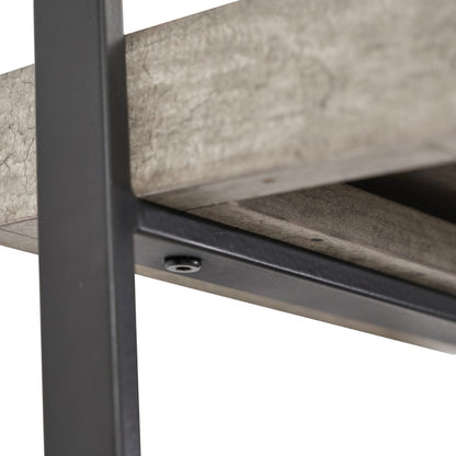 Jersey Concrete Effect 4 Shelf Unit
