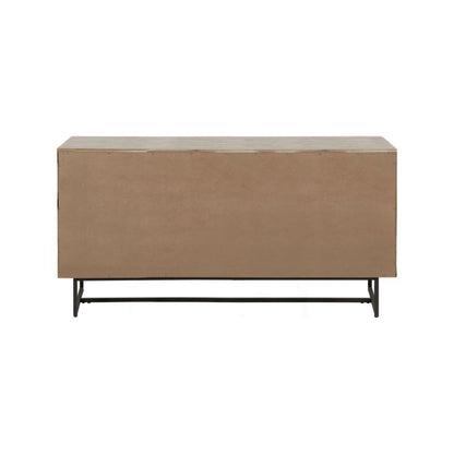 Marca Sand Wash Acacia Wood 3 Door Sideboard